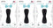 LOVEHANDLE Universal Phone Grip for Most Smartphones, Mini Tablets and Cases, Black Elastic Strap with Black Base, Pack of 3, LH-03...