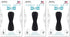 LOVEHANDLE Universal Phone Grip for Most Smartphones, Mini Tablets and Cases, Black Elastic Strap with Black Base, Pack of 3, LH-03...
