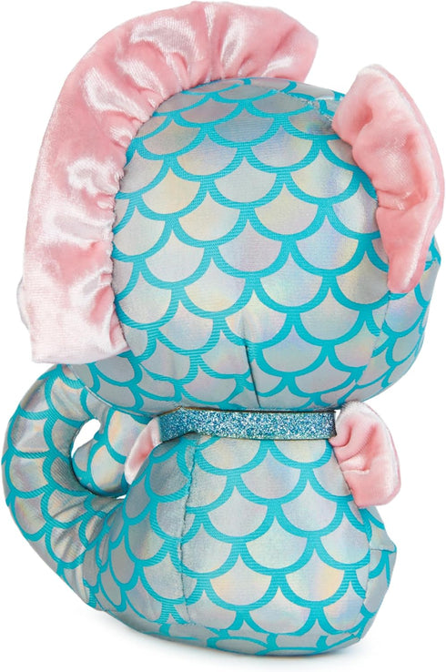 GUND P.Lushes Designer Fashion Pets Mel Dives Premium Seahorse Stuffed Animal, Pink and Teal, 6”...