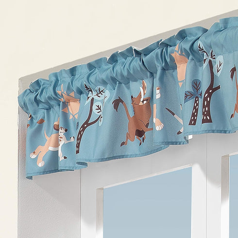 Lambs & Ivy Lion King Adventure Window Valance, Blue...