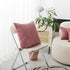 Home Brilliant Pink Pillow Cover 18x18 Striped Velvet Corduroy Decorative Pink Throw Pillows for Couch Bedroom Girls Room, (45x45 cm, 18inch), Dry...