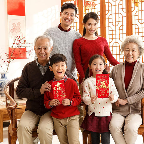 18pcs Red Chinese Envelopes for Money 2024 Dragon Lunar New Year,Red Envelopes Chinese New Year 6 Designs Cute Cartoon Dragon, L...