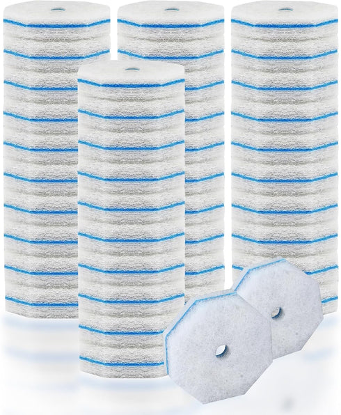 40 Count Disposable Toilet Brush Refills, Fits Most Toilet Brushes for Effortless Toilet and Bathroom Cleaning - Replacement Toilet Bowl Cleansing...