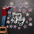 Whaline 24Pcs Patriotic Refrigerator Magnets 4th of July Stars Fireworks Refrigerator Magnetic Stickers Stars and Stripes Magnetic Decals for Inde...