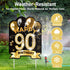 2Pcs 90th Birthday Yard Sign Decorations with Stakes, Large Size 16'' Black Gold Happy 90th Birthday Made in 1934 Waterproof Outdoor Lawn Signs De...
