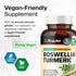BIO KRAUTER Turmeric Supplement with Boswellia Extract Capsules - 2000 mg Blend - 100 Count - Vegan Boswellia Turmeric (Curcumin) - Formula w/Blac...