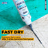 PentaUSA Tile Grout Repair Kit - Dark Grey Grout Filler, Triple Protection, Fast Drying Formula Restores and Renews Grout Lines with Grout Float (...