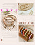 Bracelet Making Kit, 10,000 Pcs Polymer Clay Beads, 48 Colors Round Letter Beads Jewelry Making Kit Friendship Bracelets Heshi Beads with Charms S...