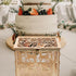 Amosfun Wooden Vinatge Wedding Card Box DIY Rustic Hollow Wedding Box with Lock Key and Rubber Rings for Bridal Shower Party Decorations (1 Key 12...