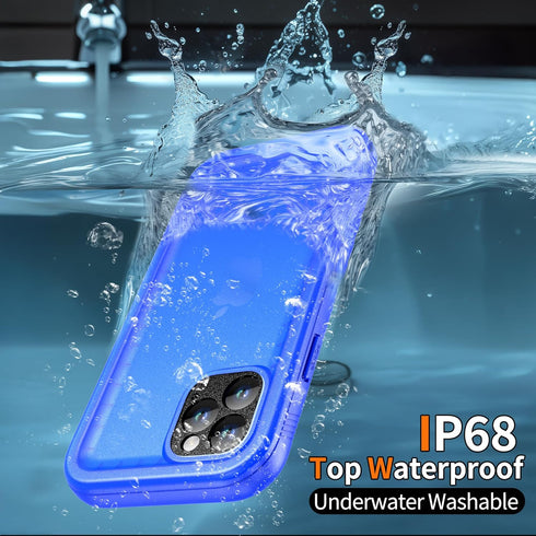 Cozycase Waterproof Case for iPhone 11 Pro Max, Shockproof Full-Body Rugged Bumper Sealed Case with Built-in Screen Protector for iPhone 11 Pro Ma...