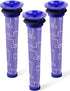 3Pack Pre Filters Replacement for Dyson - Vacuum Filter Compatible with Dyson V6 V7 V8 DC59 DC58 Replaces Part 965661 01 (3 Pack)...