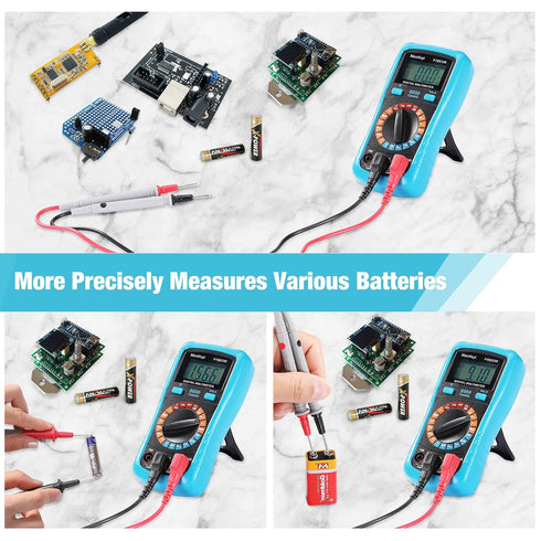 Digital Multimeter, True RMS 6000 Counts, Multi Tester, NCV Electrical Tester, Backlit LCD Display, Auto-Ranging Tests, Voltage, Current, Resistan...