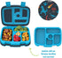 Bentgo® Kids Prints Tray with Transparent Cover - Reusable, BPA-Free, 5-Compartment Meal Prep Container with Built-In Portion Control for Healthy ...