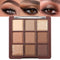 Erinde 9 Colors Eyeshadow Palette, Matte Shimmer Glitter Eye Shadow Palette Makeup, Highly Pigmented Long Lasting Waterproof, Natural Neutral Nude...