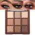 Erinde 9 Colors Eyeshadow Palette, Matte Shimmer Glitter Eye Shadow Palette Makeup, Highly Pigmented Long Lasting Waterproof, Natural Neutral Nude...