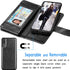 Galaxy A50 Case, Galaxy A30S / A50S / A50 Wallet Case, Luxury Cash Credit Card Slots Holder Carrying Folio Flip PU Leather Cover [Detachable Magne...