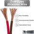 InstallGear 14 Gauge Speaker Wire Cable (30 Foot) - 14 AWG True Spec and Soft Touch Cable - Speaker Cable Wire - Car Speakers Stereos, Home Theate...