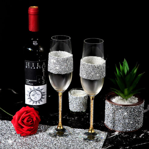 Bling Crystal Resin Rhinestones Sticker Sheet DIY Self-Adhesive Car Decoration Sticker Glitter Crystal Rhinestone Sheet for Car Shoes Clothing (Si...