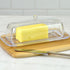 Youngever Plastic Butter Keeper, Reusable Clear Butter Dish, Butter Container with Lid...