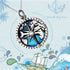 YFN Compass Pendant Necklace Sterling Silver Navy Anchor Travel Map Necklace for Women Men 18"...