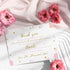 Pink and Gold Baby Shower Thank You Cards with Envelopes - Blank Notes with Prefilled Message for Girls - Personalize Cute Princess Twinkle Star N...