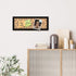 Long Decorative Cork Board for Walls, Bulletin Board with Black Floral Print, Black Framed Pin Board Vision Board for Office School Bedroom and Do...