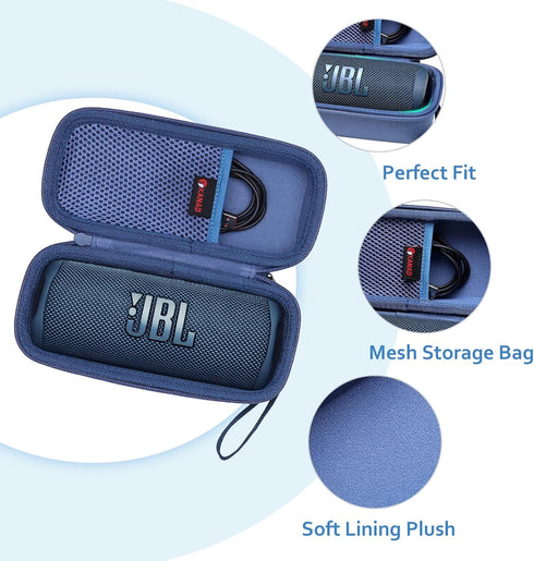 XANAD Hard Case for JBL FLIP 6 or FLIP 5 or FLIP 4 or FLIP Essential or Sono Roam 2/1 Waterproof Portable Bluetooth Speaker- Travel Carrying Stora...