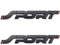 2Pcs 3D Sport Metal Point Emblem Side Fender Trunk Emblem Vehicle Car Motorcycle Badge Decals (Matte Black)...