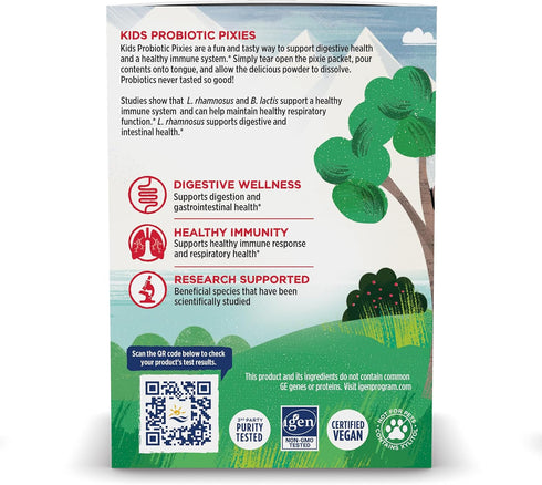 Nordic Naturals Kids Probiotic Pixies, Mixed Berry - 30 Packets - 3 Billion CFU - Digestive Wellness, Immune Support - Non-GMO, Vegan - 30 Serving...