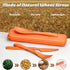 Reusable Travel Utensils Set with Case, 3 Sets Wheat Straw Portable Knife Fork Spoons Tableware, Eco-Friendly BPA Free Plastic Cutlery Travel Picn...
