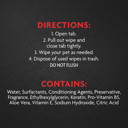 Furminator DeShedding Grooming Wipes for Cats Refresh and Deodorize Coat without Bathing, 50 Count...