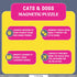 Mudpuppy Cats & Dogs - Tri Fold Magnetic Puzzles Featuring Two 20 Piece Cat and Dog Themed Artwork...