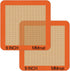 Silicone Baking Mats Set of 2 Square Non-Stick Reusable Air Fryer Linner - Best German Silicone - 9 inch...