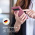 kwmobile Case Compatible with Google Pixel 6 Case - Soft Slim Protective TPU Silicone Cover - Dark Rose...