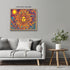 Posterizer 1 pcs- psychedelic funky hippie colorful sun 1-Fantasy & Fiction Art-Retro Art- Living Room Bedroom Decor- unframed wall art...