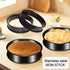 6Pack Crumpet Rings NONSTICK English Muffin Rings 4"-Round Crumpet Molds -Stainless Steel Tart Rings-Ring molds for Cooking Baking-Round Metal Coo...