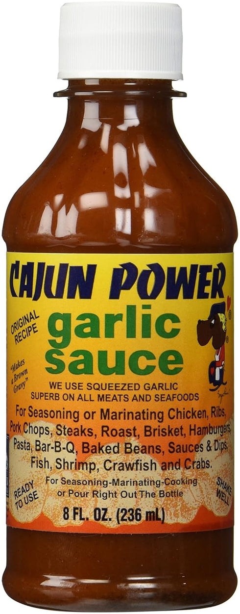 2 set- Cajun Power Sauce (Garlic Sauce, Original Recipe) 8 oz...