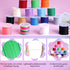 Nylon String for Bracelets, 20 Rolls Chinese Knotting Cord 0.7mm Kumihimo Friendship Bracelet String Making Kit Beading Thread for Jewelry Making,...