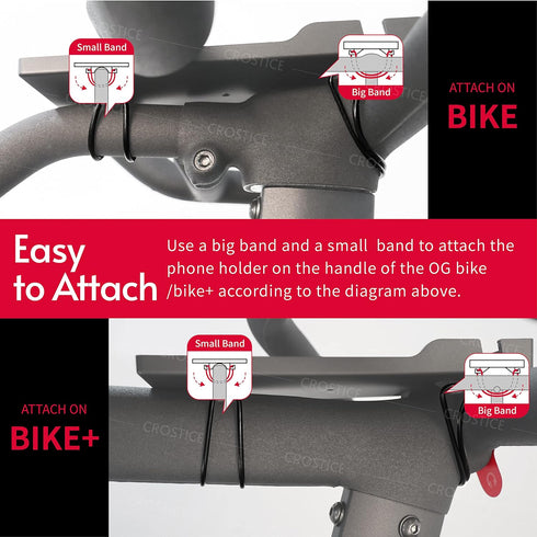 Phone Holder Compatible with Peloton Bike & Bike Plus Accessories, Original Design Phone Tray, Holder for iPhone, Cell Phone Holder Mount, Fit for...