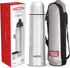 Milton Thermosteel Flip Lid 750, Double Walled Vacuum Insulated Thermos 750 ml | 25 oz | 24 Hours Hot and Cold Water Bottle with Cover, Stainless ...