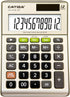 Desktop 12-Digit Business Calculator with Dual Power, Solar and Battery, for Basic, Finance and Tax Calculations, Desk Calculators for School or O...