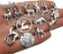 100g (60pcs) Wholesale Bulk Lots Christmas Animal Elk Deer Charms for Jewelry Making Mixed Smooth Tibetan Silver Metal Charms Pendants DIY For Jew...