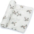 Muslin Swaddle Blanket | 100% Cotton | Newborn and Infant Blanket | Large 47 x 47 inches for Girls | Light Weight and Breathable | Mallard Duck Pr...