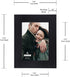 Malden International Designs 5x7 Picture Frame, Black, 1 Count (Pack of 1)...