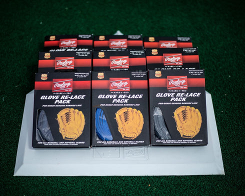 Rawlings | Glove RE-LACE Pack | Baseball/Softball | Includes 4 pcs. Standard 3/16" X 72" Lace with Lacing Tool | Multiple Colors...