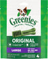 Greenies Original Large Natural Dental Care Dog Treats, 6 oz. Pack (4 Treats)...