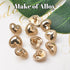 30 Pcs Metal Heart Buttons, Gold Retro Vintage Buttons Heart Metal Buttons Sew on Buttons Embellishments for DIY Crafts, 15mm...