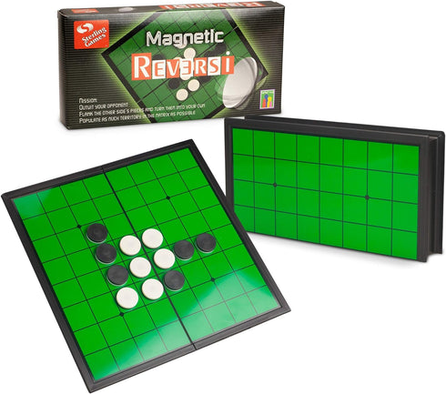Sterling Games Othello Reversi Strategy Board Game 9.75 Inch Board with Folding Magnetic Board and Pieces for Home and Travel...