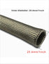 Heat Shield Sleeve Fuel Line Heat Shield Auto Hose Spark Plug Wire Cover Protectors Boots Roll 2500 Degree for Car&Auto Wire Loom Brake Cable (1" ...