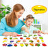 Felt Fruits and Vegetables Learning Pieces,62 Felt Board Pieces for Felt Flannel Board,Learn Common Fruits and Vegetables and Words for Kindergart...